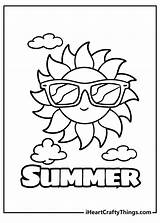 summer coloring Pages Free Printable For kids Beach sketch template