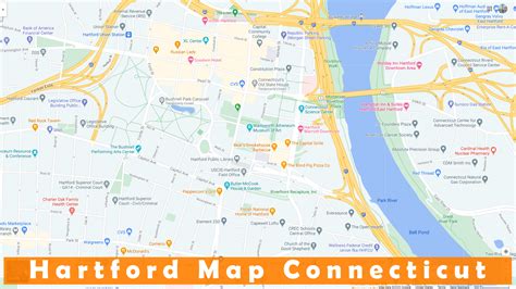 Hartford Connecticut Map