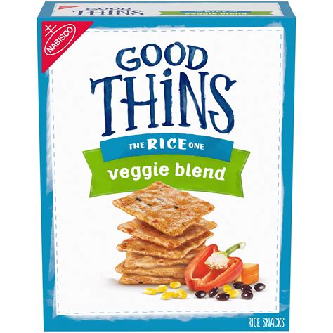 Good Thins Nabisco, Gluten Free Rice Crackers, Veggie Blend, 3.5 oz - Walmart.com