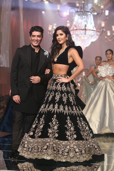 Katrina Kaif walk the ramp for Manish Malhotra's show at Lakme Fashion Week in mumbai on 20th ...