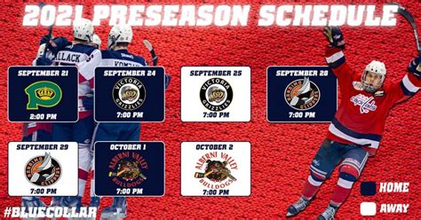 CAPITALS PRE-SEASON GAME SCHEDULE IS OUT | Cowichan Capitals