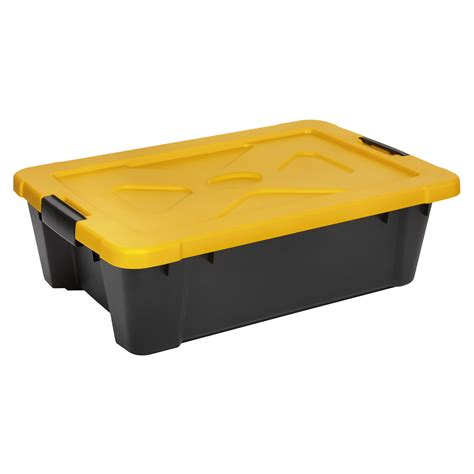 54L Composite Stackable Storage Box with Lid | APB54 | Sealey