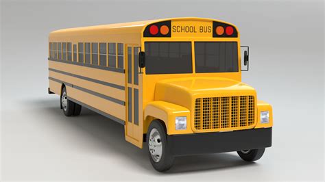 School bus 3D model - TurboSquid 1524469