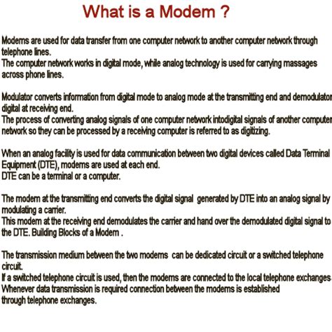 1techway: What is a Modem? Types of Modems