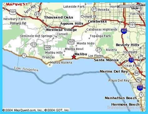 Where is Malibu California ? Malibu California Map Location - TravelsMaps.Com