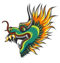 Dragon Head Outline Chinese - bmp-urban