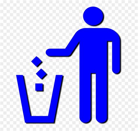 Throw Away Trash Sign - Free Transparent PNG Clipart Images Download