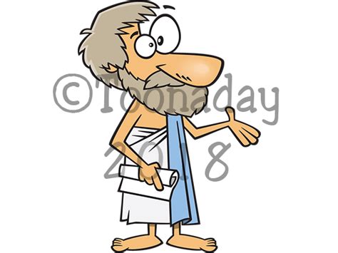 View Cartoon Aristotle Png - Tong Kosong