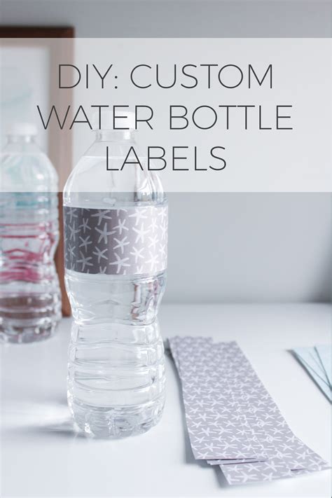 Diy Water Bottle Labels Template Free