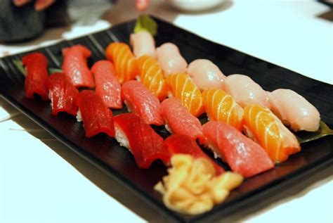 Assorted Sushi | From left to right: Tuna, Otoro (tuna belly… | Flickr