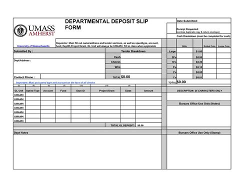 37 Bank Deposit Slip Templates & Examples ᐅ TemplateLab