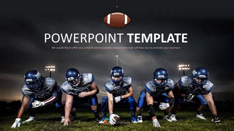 Free American Football Powerpoint Template - Printable Form, Templates and Letter