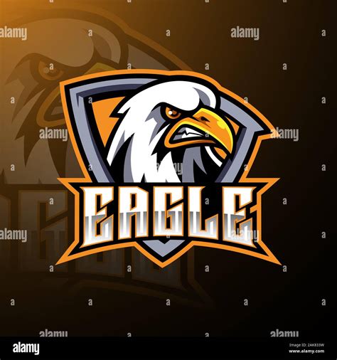 Eagle sport mascot logo design Stock Vector Image & Art - Alamy