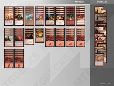 MTG Pauper Burn - 2025 top decks • MTG DECKS