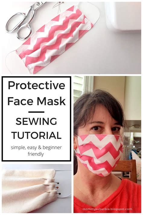 Mommy Suburbia: Protective Face Mask Sewing Tutorial