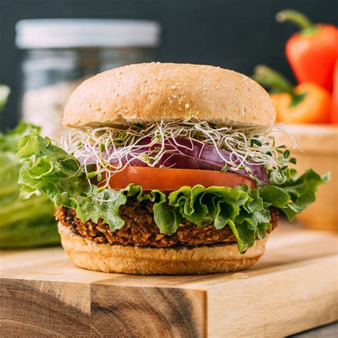 Plant-Based Pumpkin Seed Veggie Burgers Recipe | VEEG