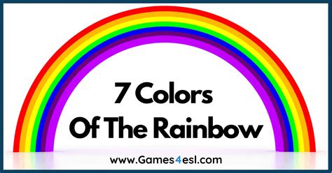 The Seven Colors Of The Rainbow | Games4esl