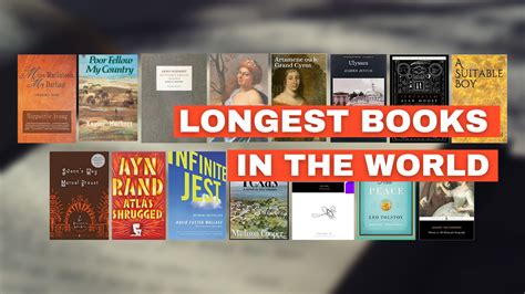 A Detailed List of the Longest Books in the World - Capitalize My Title