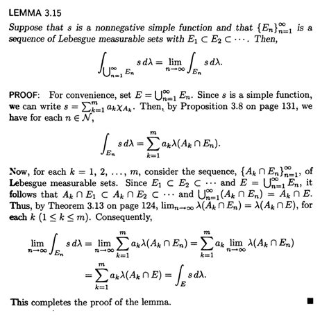 real analysis - Proof monotone convergence theorem, why do they use ...