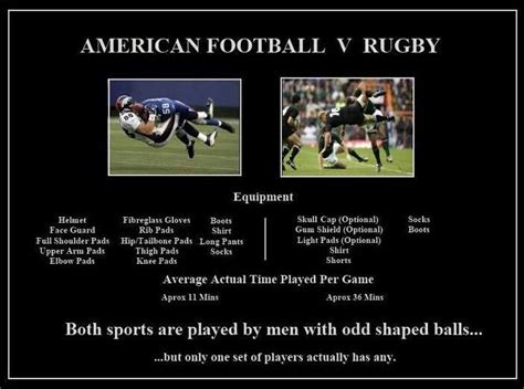 American Football Vs Rugby Meme