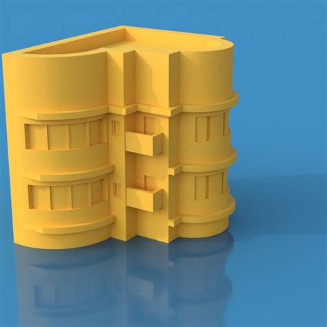 3D Printable Bauhaus - Alphablock Letters by joe rimmer