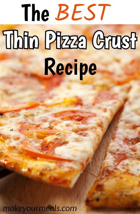 The BEST Thin Pizza Crust recipe - perfect for baking, grilling or wood fire pizzas. #pizza # ...