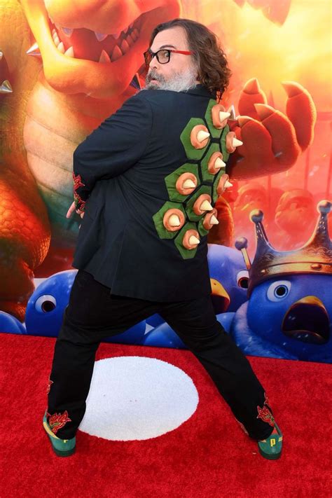 Jack Black Went Full Bowser at the Super Mario Premiere in 2023 ...