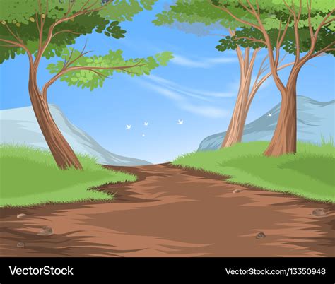 Hiking trail Royalty Free Vector Image - VectorStock