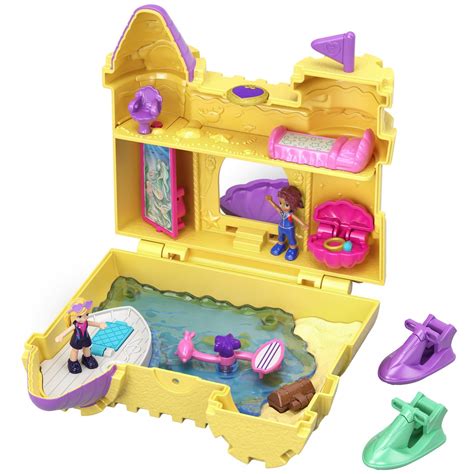 Polly Pocket Big Pocket World Sandcastle with Micro Polly & Shani Doll - Walmart.com