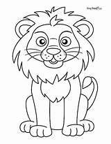 Realistic Lion Coloring Pages Printable sketch template