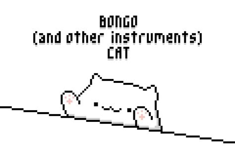 Bongo Cat Pixel Art