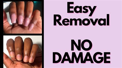 How to - properly soak off gel/ acrylic nails at home - YouTube