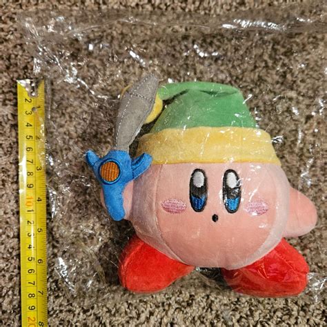 Kirby's Adventure All Star Collection Sword Kirby 6" Plush Toy Link Rd Desc