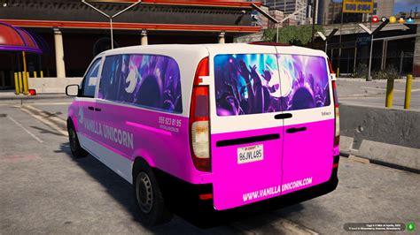 Mercedes Vito - Vanilla Unicorn [Livery] | GTA 5 Mods