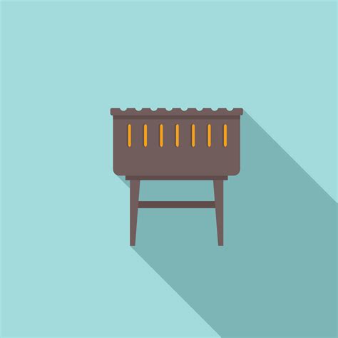 Garden brazier icon, flat style 14668373 Vector Art at Vecteezy