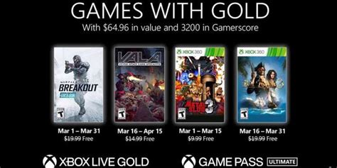 The Two Things Xbox Games With Gold Should Have To Stay Relevant