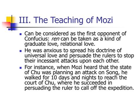 PPT - Mozi and his Philosophy PowerPoint Presentation, free download ...