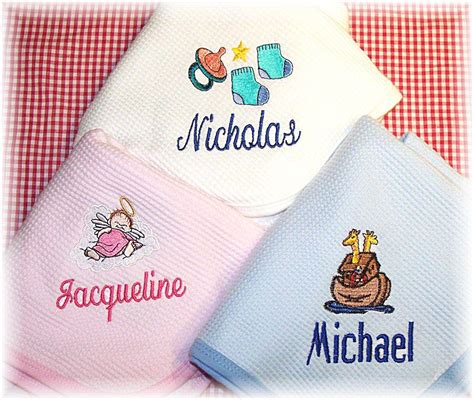 Personalized Cotton Baby Blankets