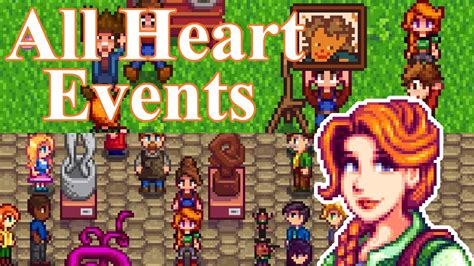 Leah All Heart Events! - Stardew Valley 1.5 - YouTube