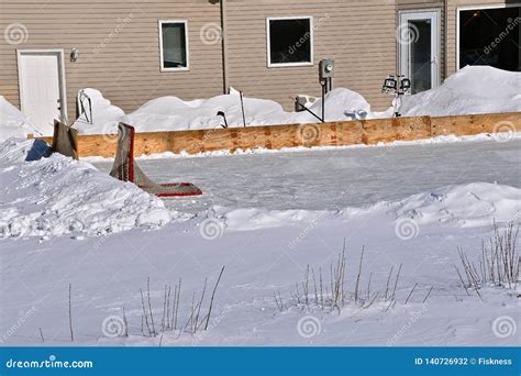 Outdoor hockey rink stock photo. Image of game, drift - 140726932