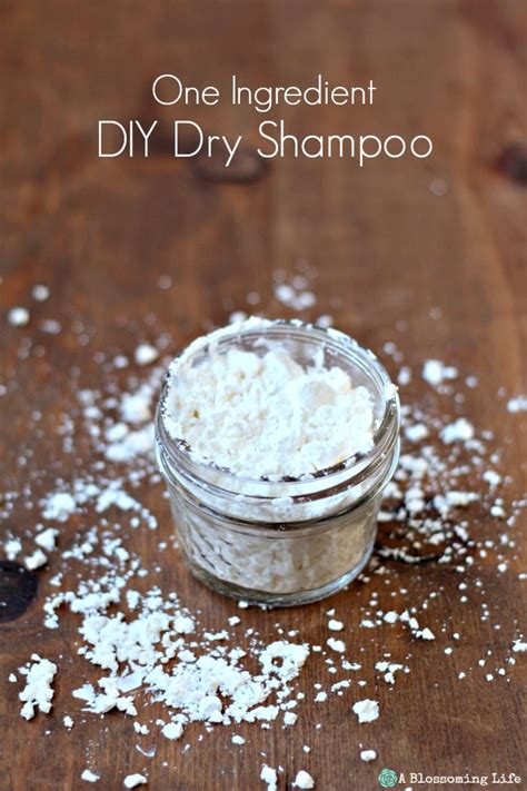 One Ingredient DIY Dry Shampoo - A Blossoming Life