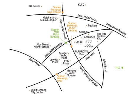 axon-bukit-bintang-location-map | New Launch Property | Condo - KL, PJ, Selangor | House