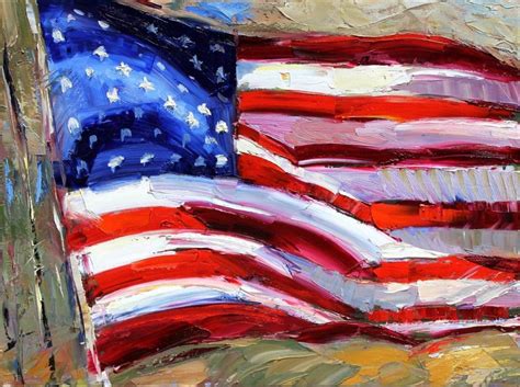 American Flag Painting