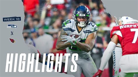 2021 Week 18 Seahawks at Cardinals Full Highlights