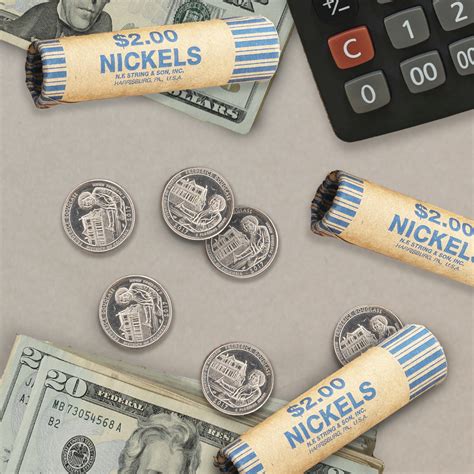 BAZIC Nickel Coin Wrappers (36/Pack) Bazic Products