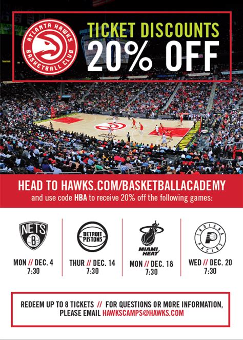 Ticket Offers : Atlanta Hawks Basketball Academy