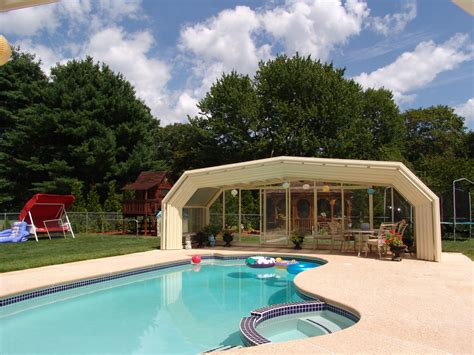 Connecticut Glass Pool Enclosure Manufactured by Roll-A-CoverAmerica's Leading Custom ...