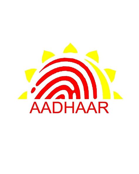 Aadhar Logo Creative Vinyl Radium Sticker