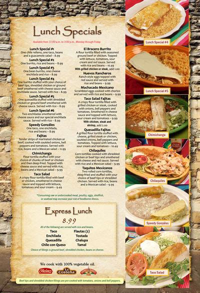 MENUS