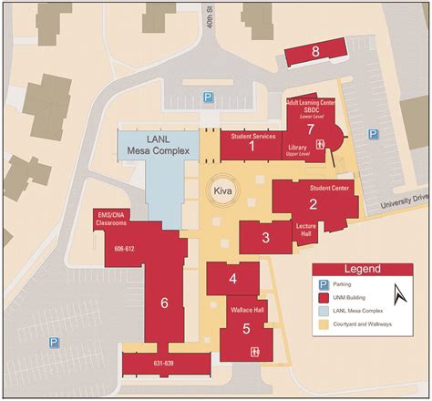 Campus Map :: UNM Los Alamos | The University of New Mexico